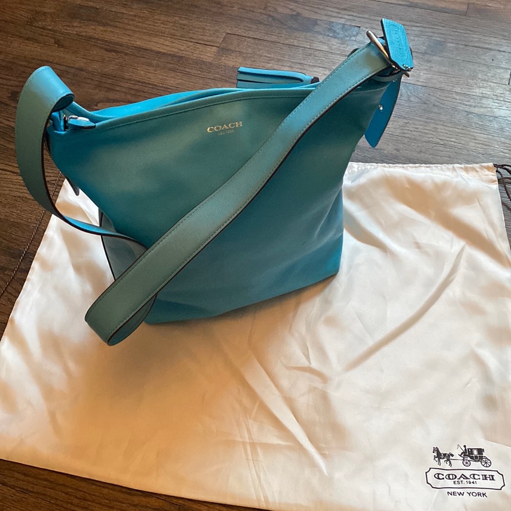 Coach Handbag turquoise